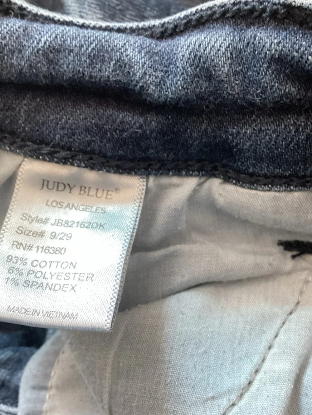 Judy Blue bootcut straight leg dark jeans - Picture 4 of 8